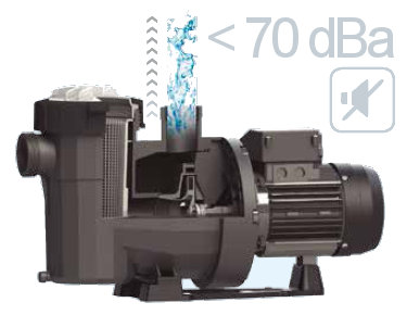 ASTRAL VICTORIA PLUS SILENT medence vízforgató szivattyú 3D metszet